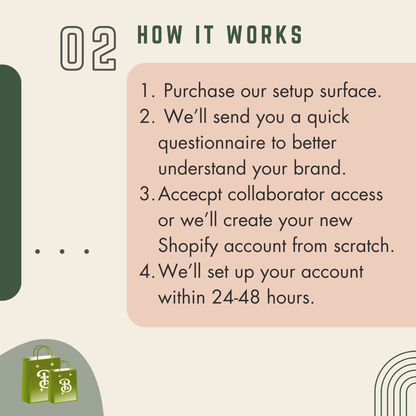 shopify expert shopify build shopify setup package 3